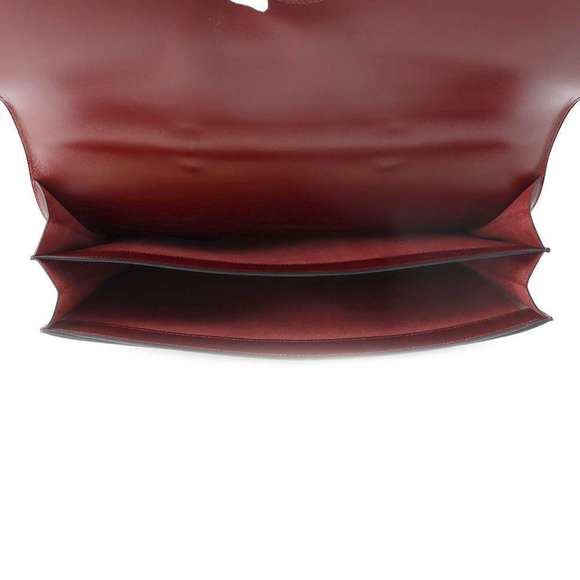 Hermes Business Bag Sac Adepeche Rouge Ash Calf C - Picture 5 of 15